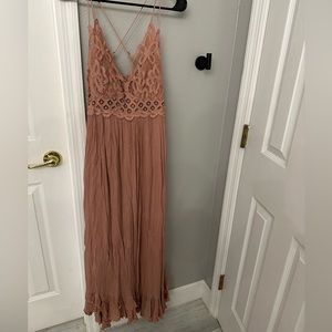 Free People lace maxi